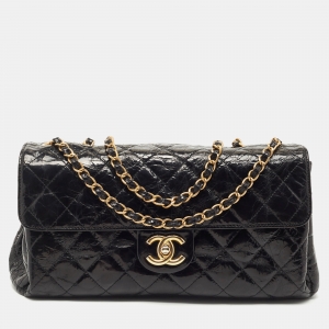 Chanel Black Quilted Leather CC Flap Bag