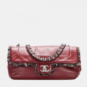 Chanel Red Funny Tweed Flap Shoulder Bag