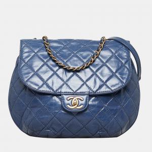 Chanel Blue Medium Bubble CC Flap Bag