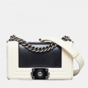 Chanel Black/White Small Bicolor Boy