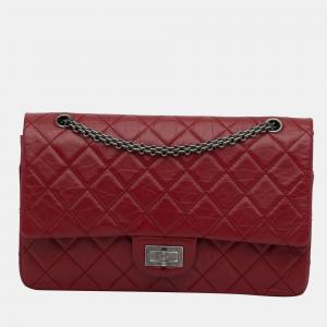 Chanel Red Reissue 2.55 Aged Calfskin Double Flap 227