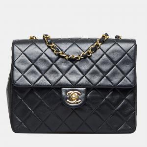 Chanel Black Classic Lambskin Single Flap