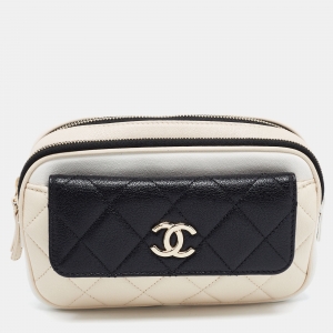 Chanel Tricolor Quilted Leather Belt Bag