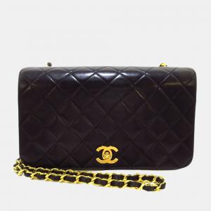 Chanel Black Leather Flap Bag