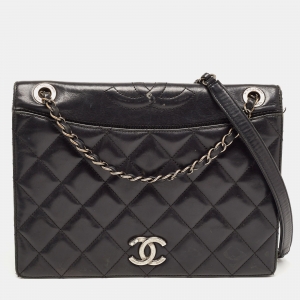 Chanel Black Leather Medium Ballerine Flap Bag