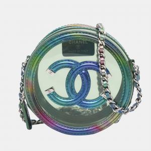 Chanel Multi CC Filigree Rainbow Round Crossbody Bag