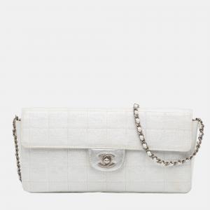 Chanel White New Travel Line Shoulder Bag