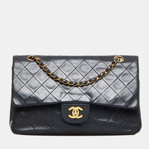 Chanel Black Medium Classic Lambskin Double Flap