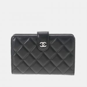 Chanel Black Leather CC Wallet