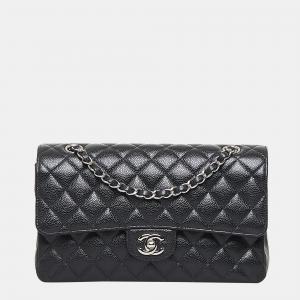 Chanel Black Medium Classic Caviar Double Flap