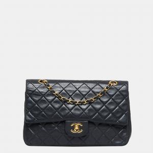 Chanel Black Medium Classic Lambskin Double Flap