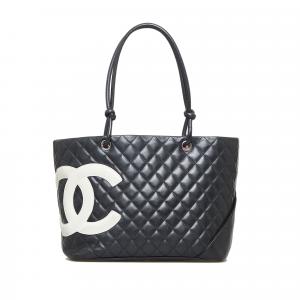 Chanel Black Cambon Ligne Tote