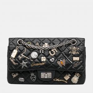 Chanel Black Lucky Charms Reissue 2.55 Double Flap Bag