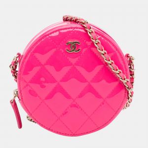 Chanel Pink Round As Earth Crossbody Bag