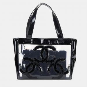 Chanel Black Triple CC Tote