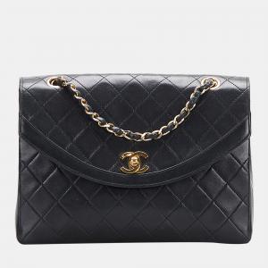 Chanel Black CC Matelasse Shoulder Bag