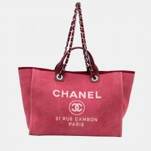 Chanel Pink Deauville Tote