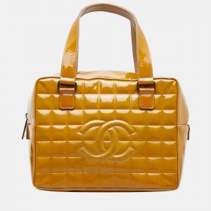 Chanel Brown Choco Bar Handbag