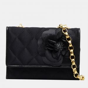 Chanel Black Mini Camellia Bijoux Crossbody