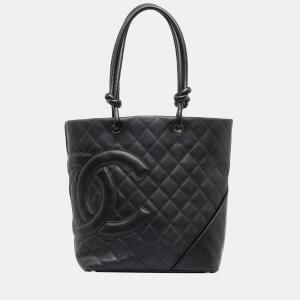 Chanel Black Cambon Ligne Tote