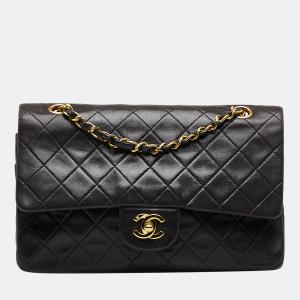 Chanel Black Medium Classic Lambskin Double Flap