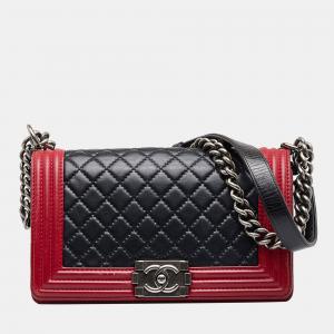 Chanel Black Timeless Le Boy Flap