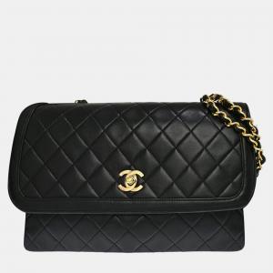 Chanel Black Leather Mademoiselle Bag