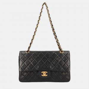 Chanel  Lambskin Leather Large Classic Double Flap Shoulder Bags