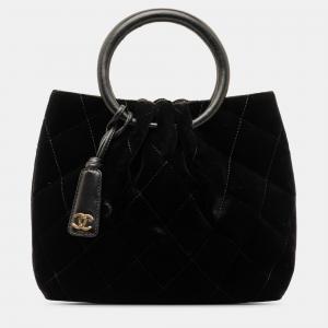 Chanel Velvet Ring Handle Bag