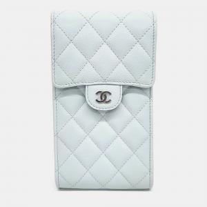 Chanel Caviar Phone Holder and Crossbody Bag