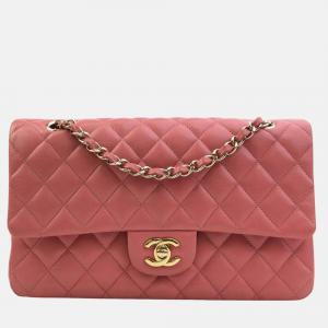 Chanel  Caviar Leather Medium Classic Double Flap Shoulder Bags