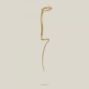 CHARLOTTE CHESNAIS Gold Single Punk Earring