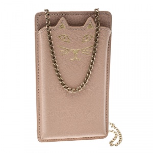 Charlotte Olympia Blush Pink Leather Feline IPhone 6 Case
