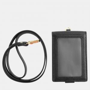 Charriol Black  Leather  Card Holders