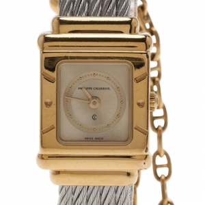 Philippe Charriol Silver Stainless Steel Celtica Women's Wristwatch 20MM