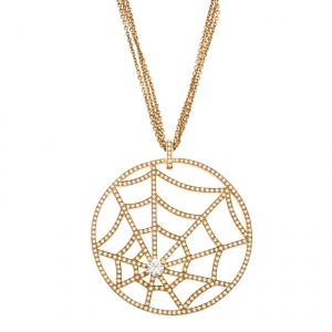 Chaumet Catch Me If You Love Me  Spider Diamond Yellow Gold Necklace