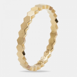 Chaumet Bee My Love 18k Yellow Gold Band Ring Size 54