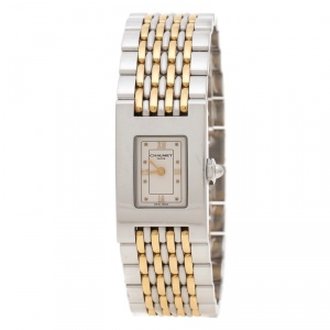 Chaumet Cream Stainless Steel Khesis 121 Women's Wristwatch 19 mm
