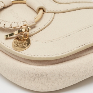 See by Chloe Beige Leather Mini Hana Crossbody Bag