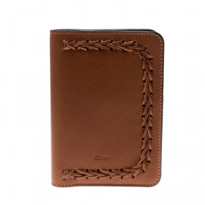 Chloe Brown Leather Passport Holder