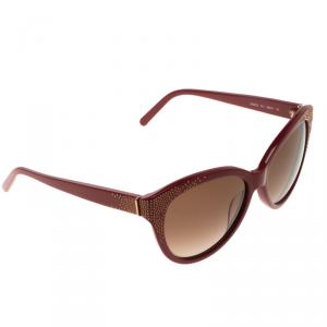 Chloe Brown/Red CE627S Cat Eye Sunglasses