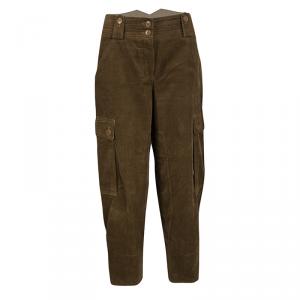 Chloe Noisette Brown Corduroy Cargo Pants M