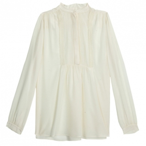 Pre Owned Chloe Long Sleeve Yoke Top M
