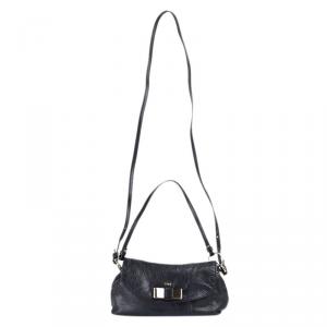 Pre Owned Chloe Black Leather Lily Shoulder Bag