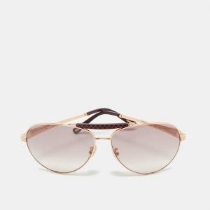 Chopard Purple SCH870S Aviator Sunglasses