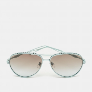 Pre Owned Chopard Blue Gradient SCHC86 0844  Aviators Sunglasses