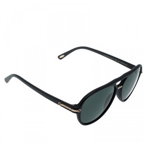 Chopard Black/Polarized SCH193 Aviator Sunglasses
