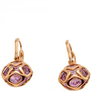Chopard Rose Gold Imperiale Cocktail Amethyst Earrings