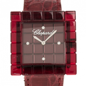 Chopard Red Resin & Steel Be Mad Women’s Wristwatch 32MM