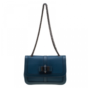 Christian Louboutin Blue Leather Sweet Charity Shoulder Bag